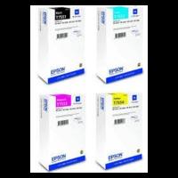 Epson T755 Original Black & Colour Ink Cartridge 4 Pack