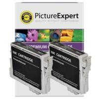 Epson T0611 Compatible Black Ink Cartridge TWINPACK