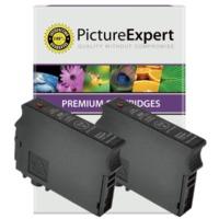 epson 18xl t1811 compatible high capacity black ink cartridge twinpack