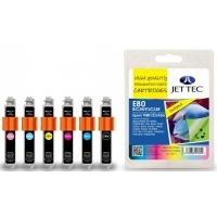 Epson T080 B/C/M/Y/PC/PM MULTIPACK Remanufactured JetTec Ink Cartridge