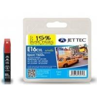 Epson T1632 Cyan Remanufactured Ink Cartridge by JetTec E16CXL