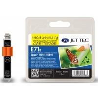 Epson T0711 Black Remanufactured Ink Cartridge by JetTec E71B
