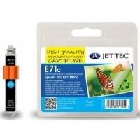 Epson T0712 Cyan Remanufactured Ink Cartridge by JetTec E71C
