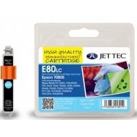 Epson T0805 Light Cyan Remanufactured Ink Cartridge by JetTec E80LC