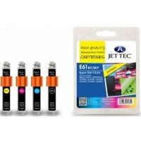 Epson T061 B/C/M/Y MULTIPACK Remanufactured JetTec Ink Cartridge E61