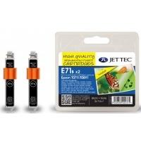 Epson T0711 Black TWINPACK Remanufactured JetTec Ink Cartridge