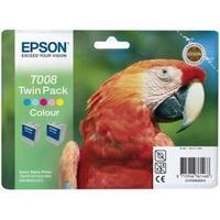 Epson T008 5-Colour Ink Cartridge Twin Pack