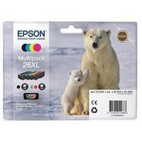 Epson 26XL B/C/M/Y Ink Cartridge Multipack