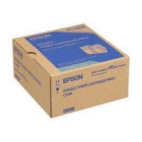 Epson C13S050608 Cyan High Capacity Toner Cartridges (2