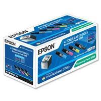 Epson C13S050268 Toner Value Pack (B/C/M/Y)