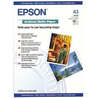 *Epson Archival A3 192gsm White Matte Photo Paper - 50 sheets