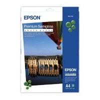 Epson Premium A4 251gsm Semi-Gloss Photo Paper - 20 Sheets