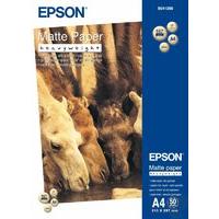 Epson HeavyWeight A4 167 gsm White Matte Photo Paper - 50 Sheets