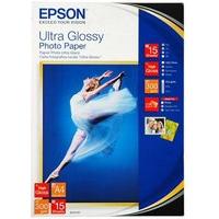 epson a4 300gsm ultra glossy photo paper 15 sheets