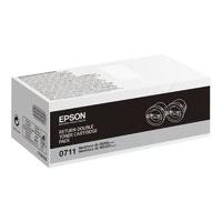 epson al m200 black toner cartridge pack of 2