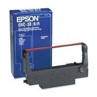 *Epson ERC 38BR Black, red Print ribbon