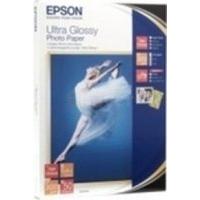 epson ultra glossy photo paper glossy photo paper 100 x 150 mm 20 shee ...