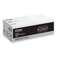 epson 0710 black dual pack toner cartridge