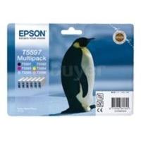 Epson T5597 Multi Ink Cartridge Pack (Black, Yellow, Cyan, Magenta, Light Magenta, Light Cyan)