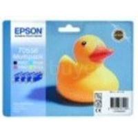 epson t0556 multi ink cartridge pack black yellow cyan and magenta