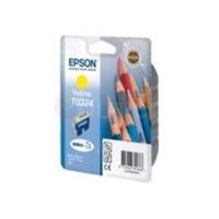 Epson T0324 - Print cartridge - 1 x pigmented yellow - 420 pages