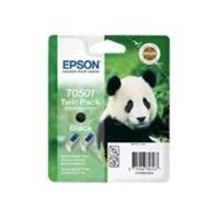 epson t0501 twin pack print cartridge 2 x black