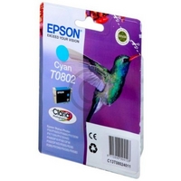 Epson T0802 cyan ink cartridge