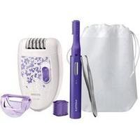 Epilator Philips HP6543/00 3-in1-Set White, Violet