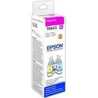 Epson T6643 Magenta Ink Bottle L-Series Ink Tank