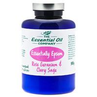 epsom salts rose geranium clary sage 500g