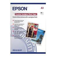 EPSON A3 PREMIUM SEMIGLOSS PHOTO PAPER      PK 20