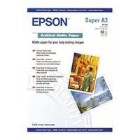 Epson S041340 Archival Matte Paper A3+ 192gsm (50 sheets)