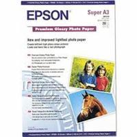 Epson (A3+) Glossy Premium Photo Paper 255g (20 Sheets)