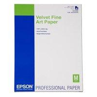 epson s042096 velvet fine art photo paper a2 260gsm 25 sheets