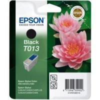 epson t013 t013401 black original ink cartridge pink flower