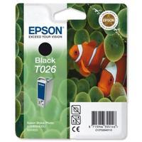 epson t026 t026401 black original ink cartridge fish