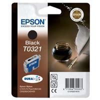 epson t0321 t032140 black original ink cartridge quill