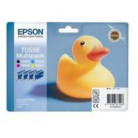 epson t0556 t055640 original ink cartridge multipack duck