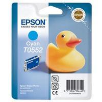 Epson T0552 (T055240) Cyan Standard Capacity Original Ink Cartridge (Duck)