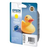 Epson T0554 (T055440) Yellow Standard Capacity Original Ink Cartridge (Duck)