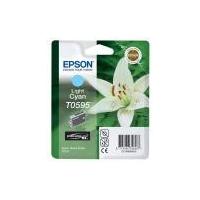 Epson T0595 (T059540) Light Cyan Original Ink Cartridge (Lily)