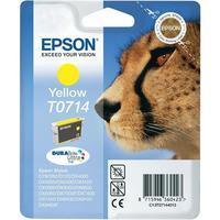 epson t0714 t071440 yellow original ink cartridge cheetah