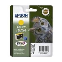 epson t0794 t079440 yellow original ink cartridge owl