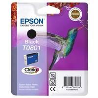 epson t0801 t080140 black original ink cartridge hummingbird