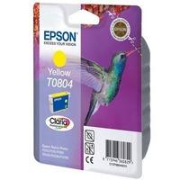 epson t0804 t080440 yellow original ink cartridge hummingbird