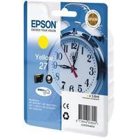 epson alarm clock 27 durabrite ultra ink cartridge yellow blister for