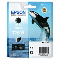 Epson T7608 25.9 ml Matte Black Ink Cartridge for SureColor SC-P600