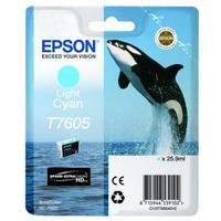Epson T7605 25.9ml Light Cyan Ink Cartridge for SureColor SC-P600