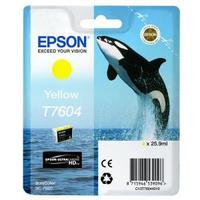 Epson T7604 25.9ml Yellow Ink Cartridge for SureColor SC-P600 Printer