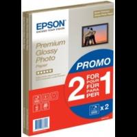 Epson C13S042169 Original A4 Premium Glossy Photo Paper - (2 for 1) total of 30 Sheets